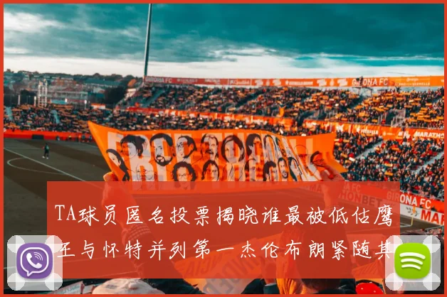 TA球员匿名投票揭晓谁最被低估鹰王与怀特并列第一杰伦布朗紧随其后